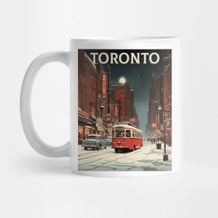Toronto Canada Vintage Poster Tourism 2 Mug